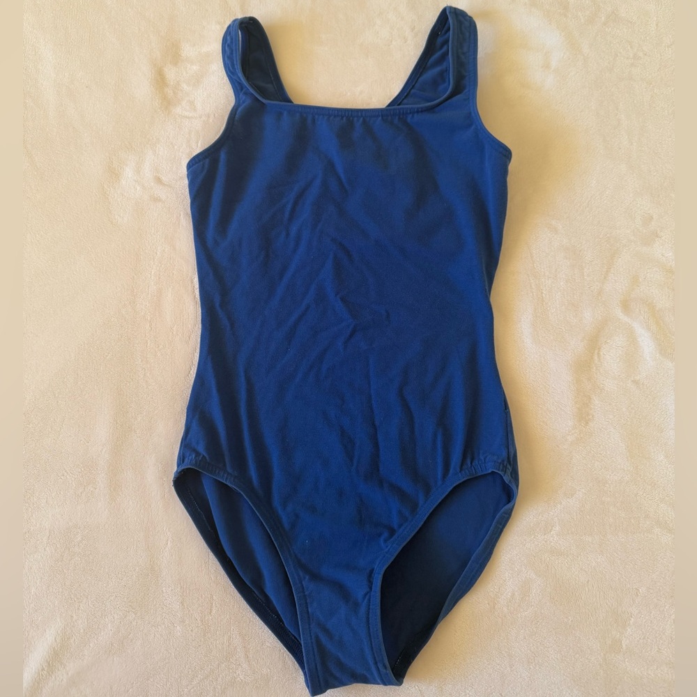 bloch cobalt blue dance leotard women’s size small